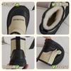 ins Paris wind children snow boots autumn and winter boys and girls thick hair warm one pedal