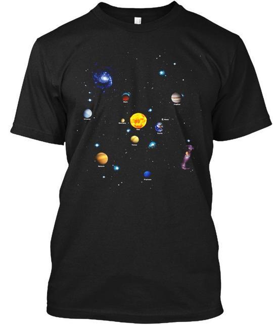 Solar System T Perfect For Space Enthusiasts T-Shirt Made in USA S-5XL Unisex T-Shirt XL