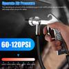Air Sandblasting Gun Kit With Siphon Feed Nozzles Multipurpose Pipe Sand Blaster For Surface Polishing