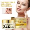 24k Collagen Cream Reduces Fine Lines Brightens Tightens Skin Whitening Anti-Aging Face Cream