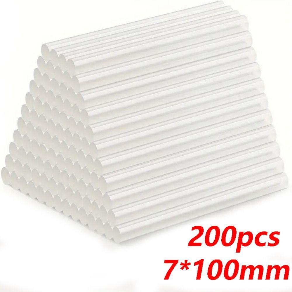 100/200 Pcs High Temperature Resistant Clear Adhesive Glue Sticks  Craft Hand Repair Tools