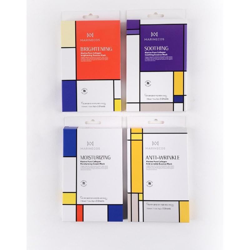 Marine Pure Collagen Brightening Essence Mask (5 sheets)