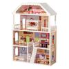 Nordic Princess Wooden Dollhouse - Large Villa for Children's Pretend Play