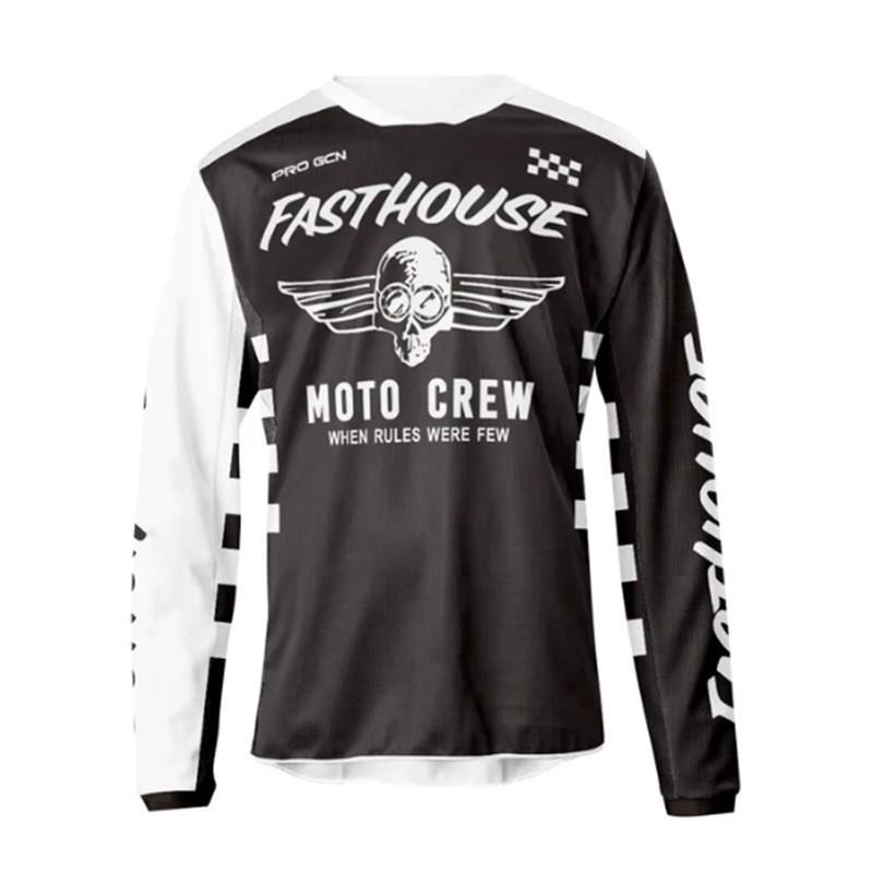 

Fasthouse Men s Motocross Downhill Suit Breathable Long-sleeved Mountain Bike Road Bicycle Riding M