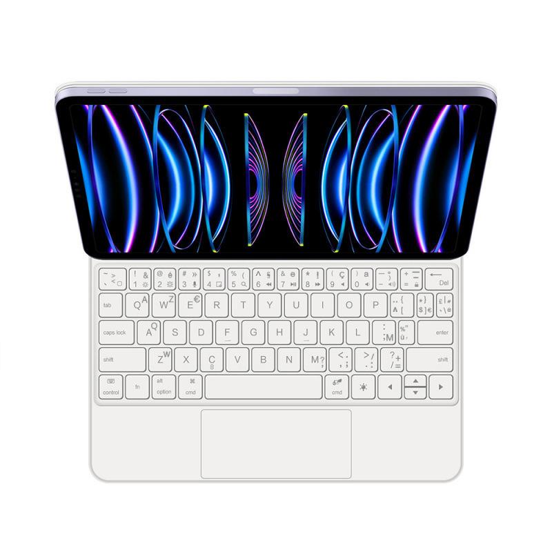 Compatible Bluetooth Magic Keyboard for iPad 11th Gen (A16) and iPad Air 10th Gen (10.9).