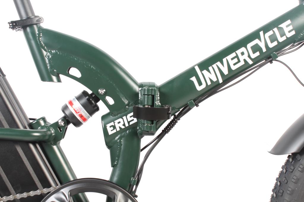 UNIVERCYCLE B4 All-Terrain Folding Electric Bike 20 Inch Fat Tires 48V12.5Ah Battery 60KM/H Load 350W Motor Urban Commuting Adult E-Bike With TowSeat