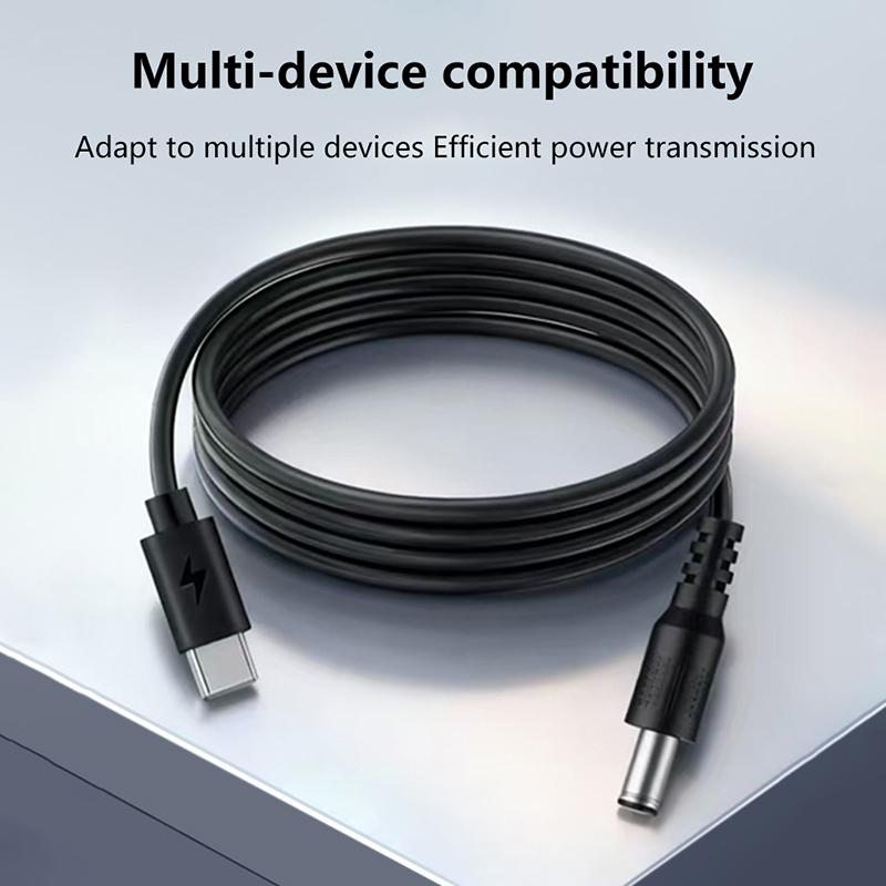 Type C To DC 5.5MM Power Boost Cable 5V Boost Line 14 Adapters Fast Charging USB C To DC Connector For Wifi Router Fan TV BOX