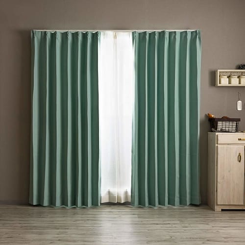 TOMOYASU Single Extendable Curtain Rail, Size 0.6-1m, Milky White, Square, Made in Japan, Wood Grain Finish, WOODY