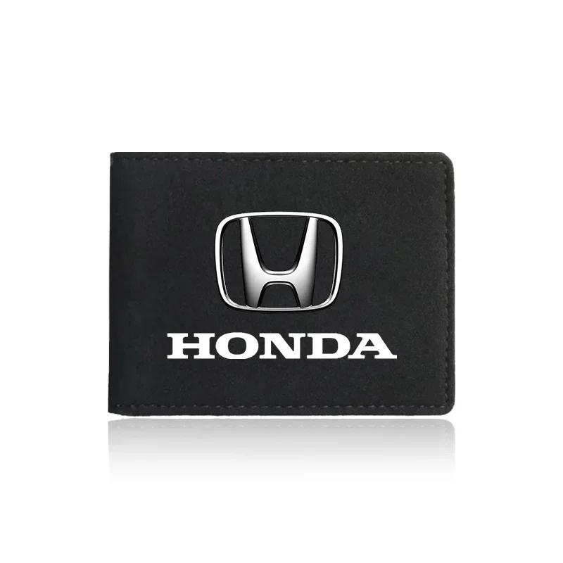 Car Hot FIT Car Driver License Cover Suede Anti-Fur Car Driving Documents For Honda Civci CRV Accord Mugen Prelude FIT City CRZ