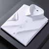 Luxury hight qulity short sleeve shirts for men Silk slim fit formal shirt summer thin  hawaiian clothes soft ModaL office tops