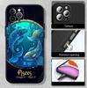 12 Constellation Card Phone Case for Redmi Note 12 12S 12C 13 13C 13R 14 14S 14R 14C 11A 13X A3 A3X A4 A5 Pro Max Plus