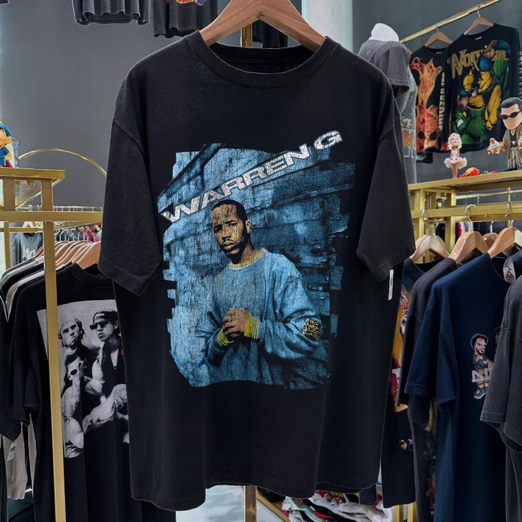 90s Warren G 'This Dj Be' Aged T-Shirt Black M
