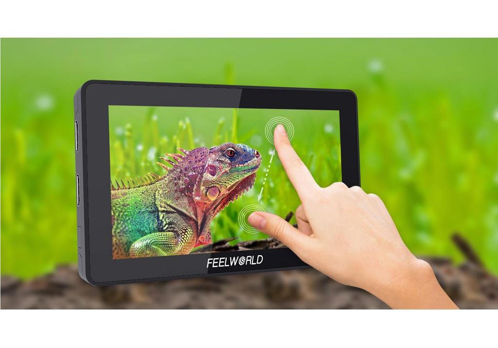F6 PLUS 4K Photography Monitor with 3D-LUT, Touchscreen, Full Waveform, Vectors, Type C, Dual Power Supply