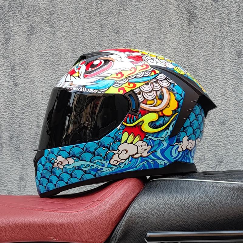 LVS полнолицевой шлем Casco Moto Capacete мотоциклетный шлем гоночный шлем Casque Moto полнолицевой шлем для спуска с горы DOT S