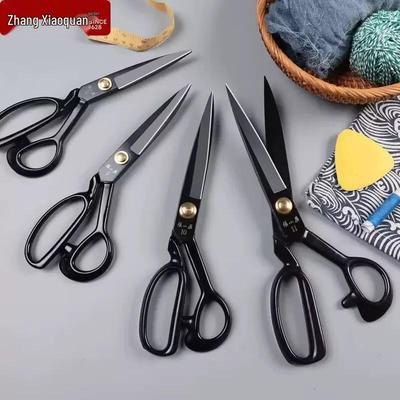 Zhang Xiaoquan 9-12 Inch Rustproof Black Tailor Scissors for Fabric and Clothing Cutting
