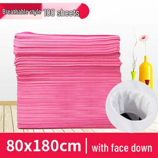 Waterproof & Oil-Proof Non-Woven Disposable Massage Bed Sheets with Face Hole