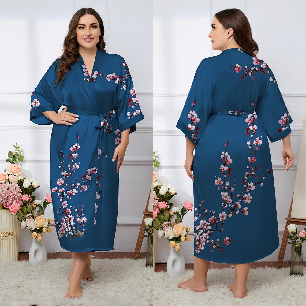 Plus Size Women's New Summer Light Luxury Cool Fashion Pajamas