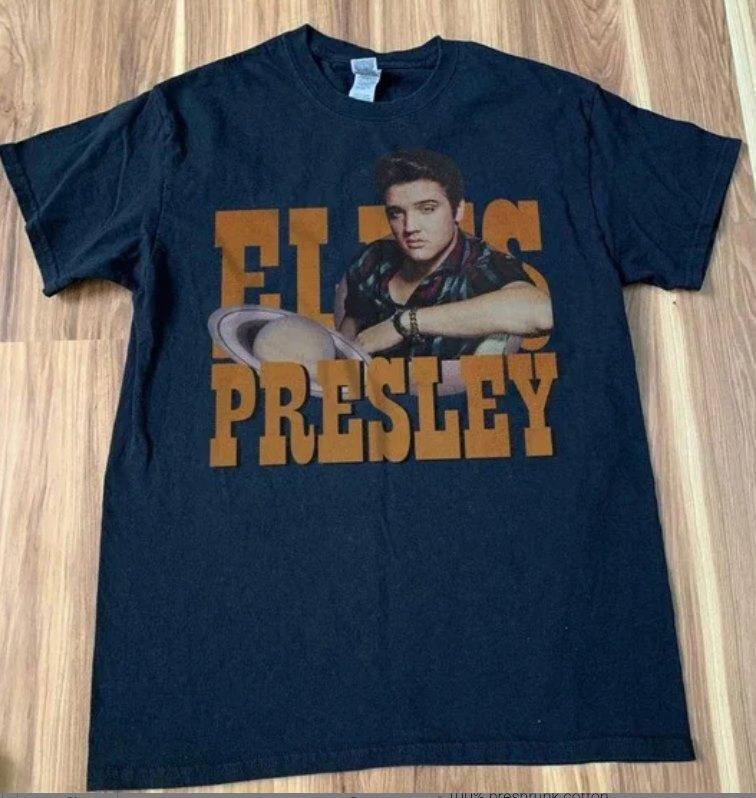 Elvis Presley Unisex Black T-shirt