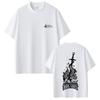 Game Dark Souls Double Sided Print Tshirt Men Women Fashion Gothic Rock Tshirts Mens Casual Cotton Vintage T Shirt Streetwear