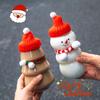 Christmas Cups Party Supplies Christmas Gingerbread Man Snowman Shaker Drinking Cup Xmas Milk Tea Drinking Cup Navidad