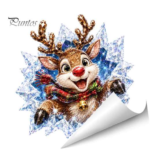 Self Adhesive Wall Stickers 3D Christmas Static Window Clings, Santa Snowman Reindeer Glass Stickers, Easy to Apply Graphics PVC Holiday Decals