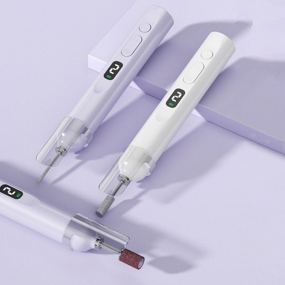 Handheld Electric Nail Polisher Rechargeable Nail Sanding File  Dead Skin Removal