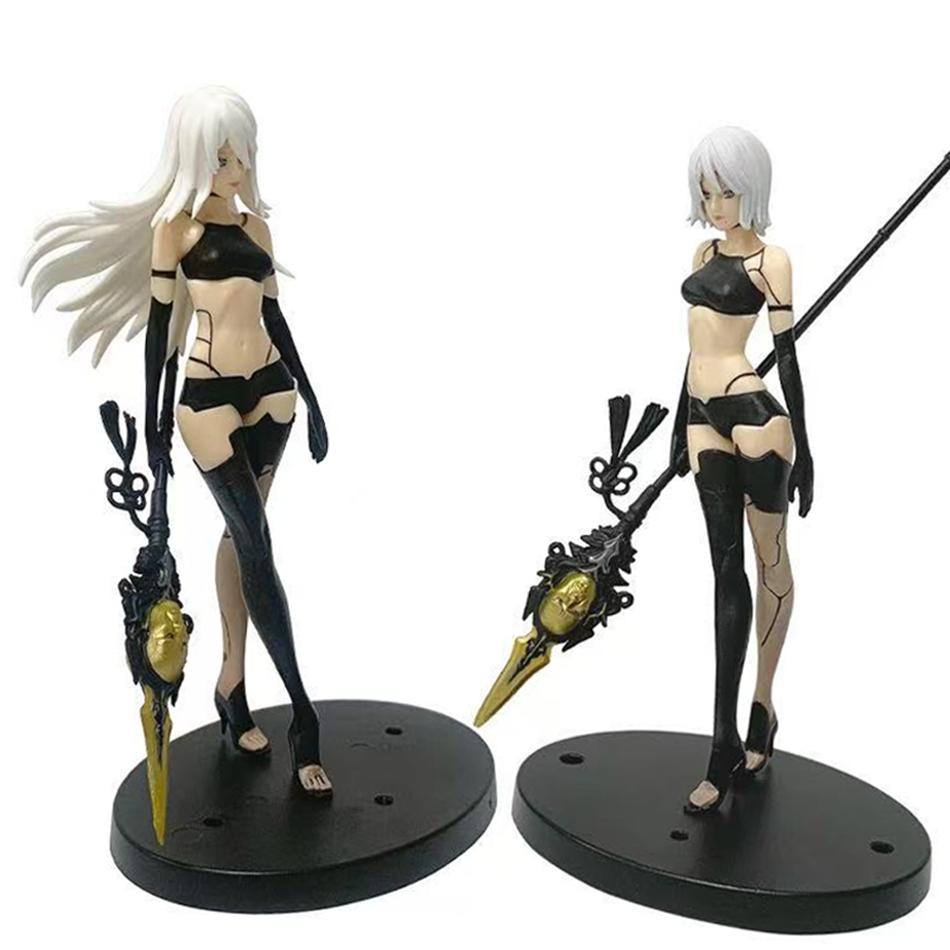 Anime NieR:Automata Yorha No. 2B A2 9S PVC Anime Action Figures Model Collection Ornament Cartoon Toy Birthday Gift