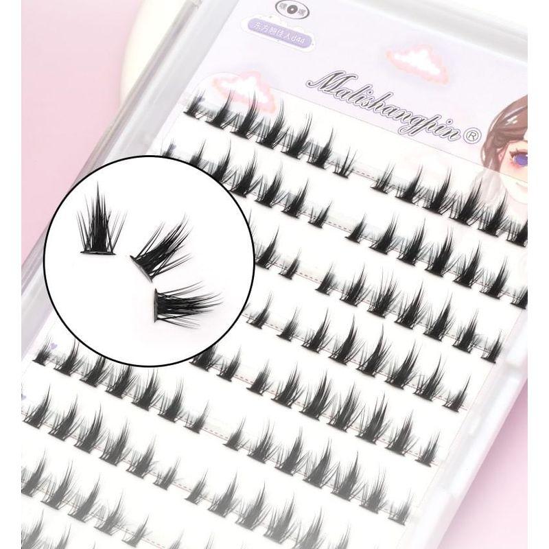 Lactacia - Glue-free False Eyelashes Clusters with Tweezers