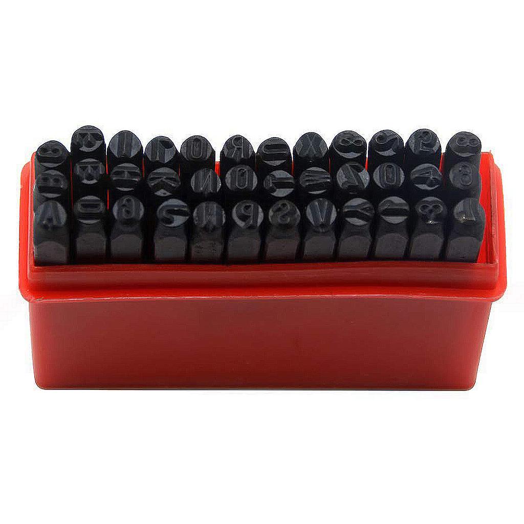 4mm 6mm Buchstaben Schlagwerkzeuge Stahl Stanz Prägeset Symbole Metallstempel Name Adresse