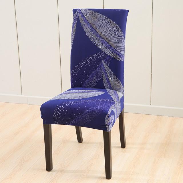 Modern Printed Chair Cover Elastic Seat Covers Slipcover Removable And Washable Stretch Banquet Hotel Dining Room Cover