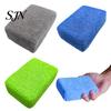 Easy Rinse Sediment Remover Microfiber Car Wash Sponge, High Density Soft Cleaning Pad, Household Non Scratch Glass Tile Cleaner Washable Reusable