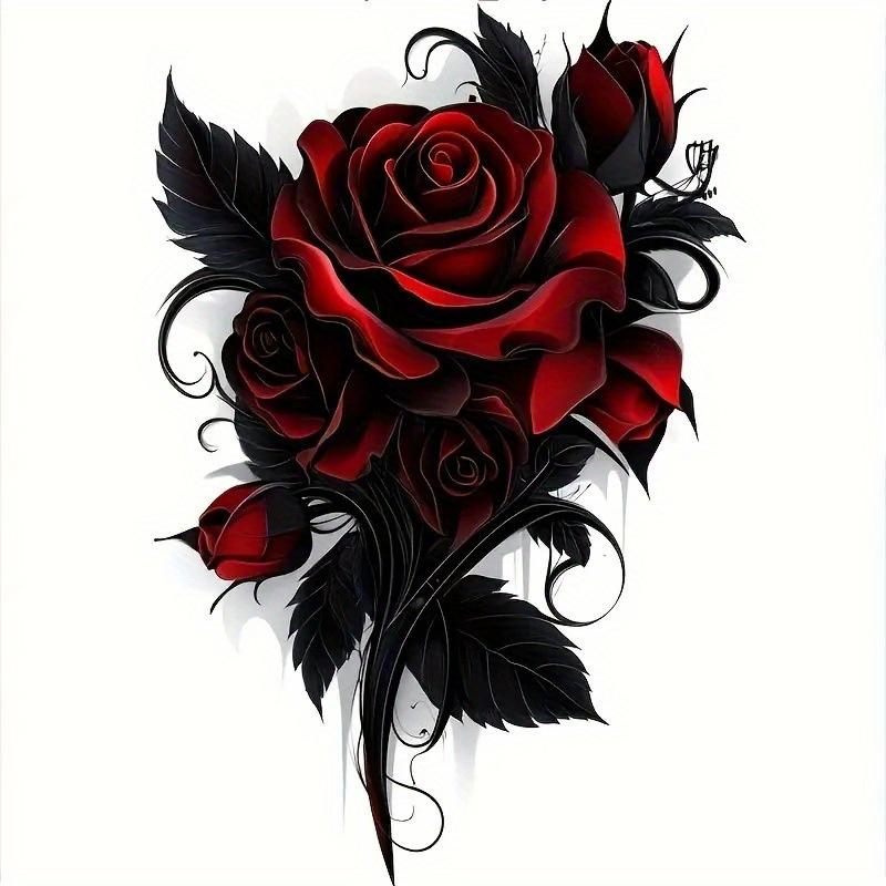 

1 шт. Наклейка на автомобиль Темно-розовый цветок, Для кузова автомобиля, Двери домашнего окна 15cm