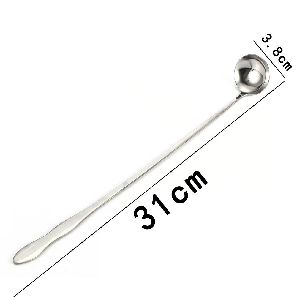 Mixing Stainless Steel Accessories Dessert Supplies Coffee Spoon Long Handle Ice Cream Spoon