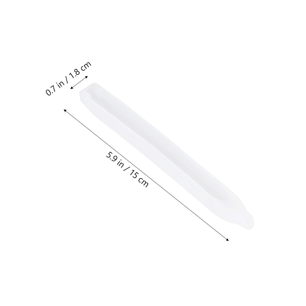 

1pc Resin Ballpoint Pen Mold Silicone Durable Reusable Creative Design Smooth Flexible For Home Store Jewelry Craft