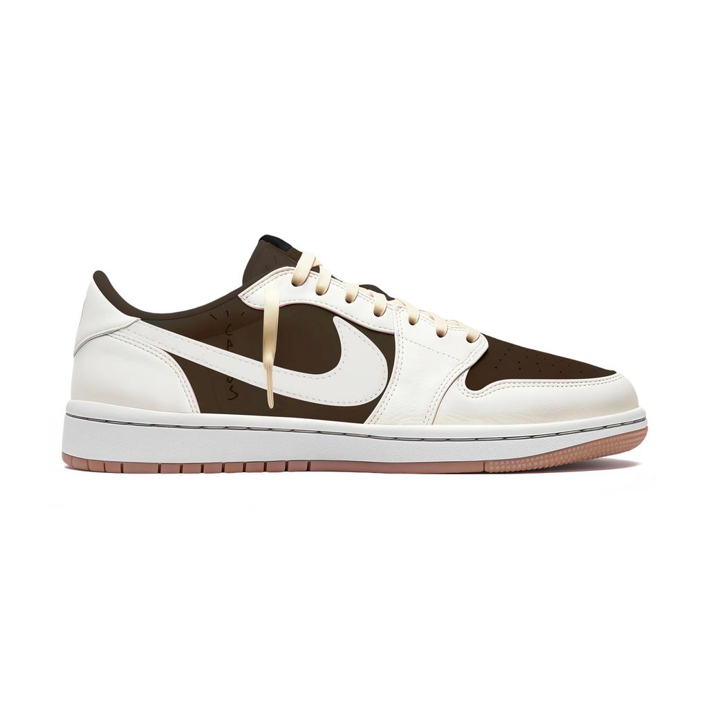 Travis Scott X Jordan Air Jordan 1 Vintage Buty do Koszykówki Unisex Niskie Białe DZ4137-700(Team723-)