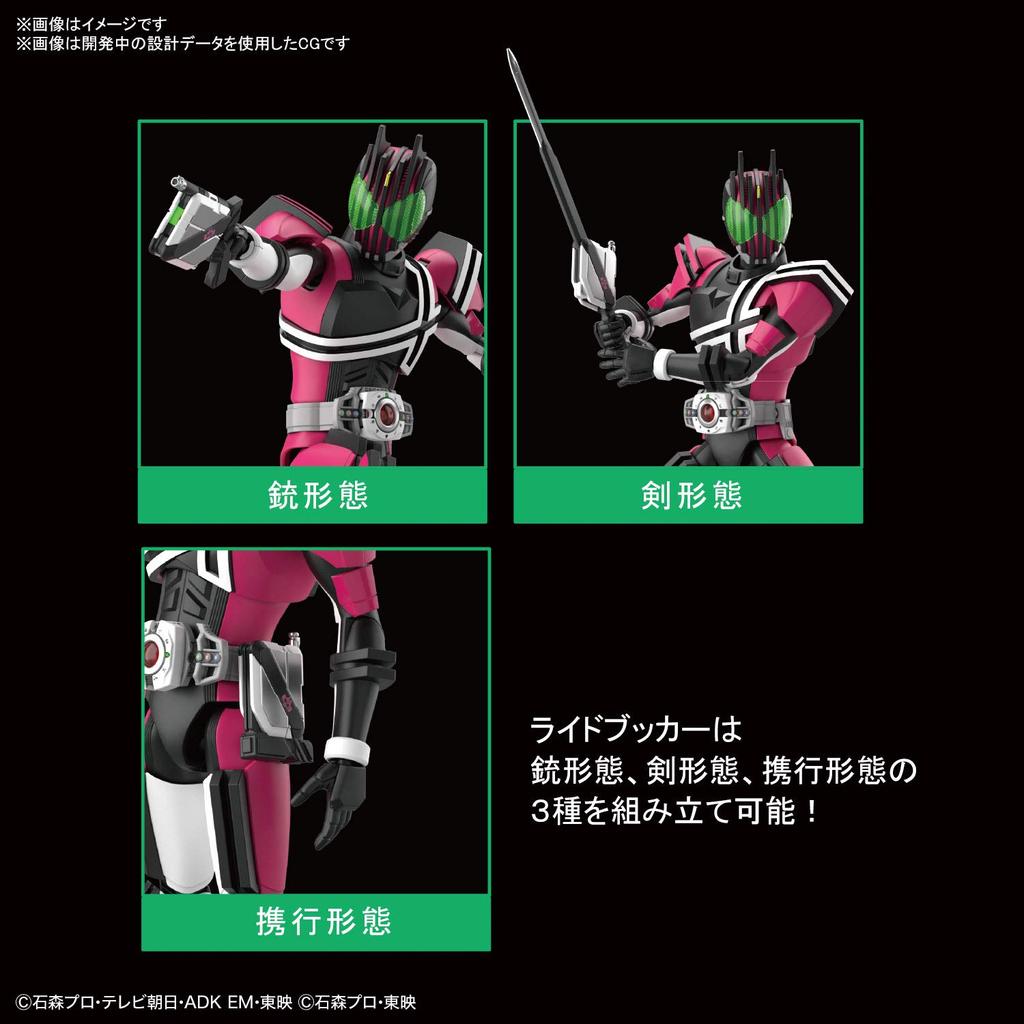 BANDAI SPIRITS Figure-rise Standard Kamen Rider Decade Pre-Colored Plastic Model 2530646