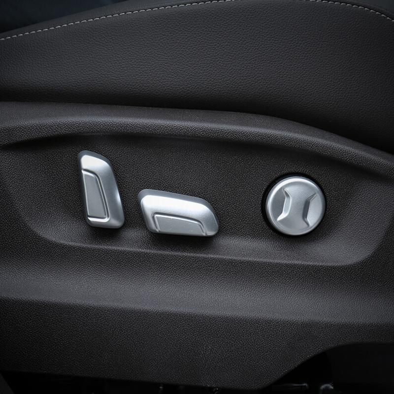 ABS cromat pentru Golf 7 MK7 2016 2017 2018, accesorii auto, reglare scaun auto, capac pentru comutator, autocolant pentru stilul auto