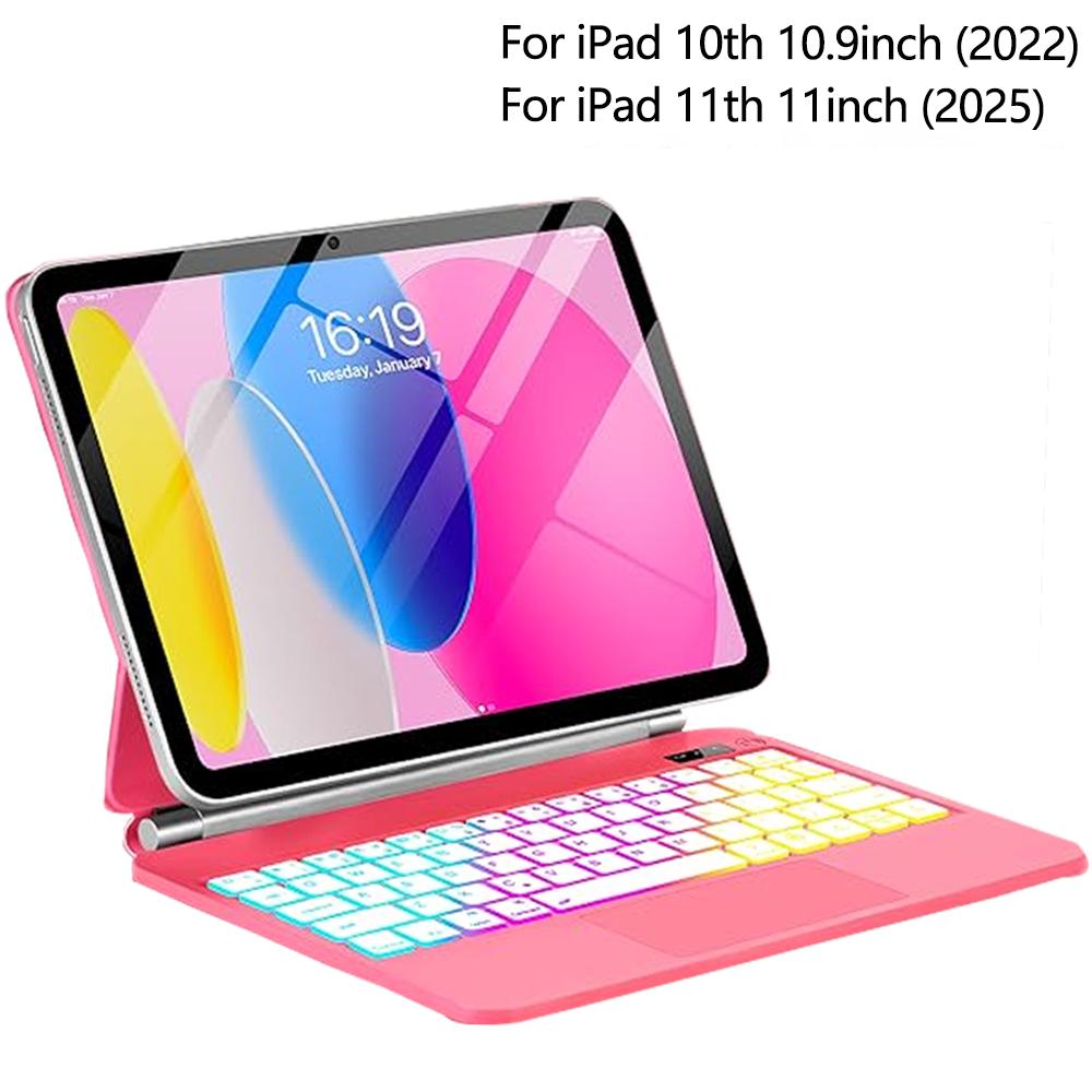 Magic Style Case Keyboard for iPad 11th Generation 11 inch A16 A3354 A3355 for iPad 10th Gen 10.9 A2696 A2757 Cover
