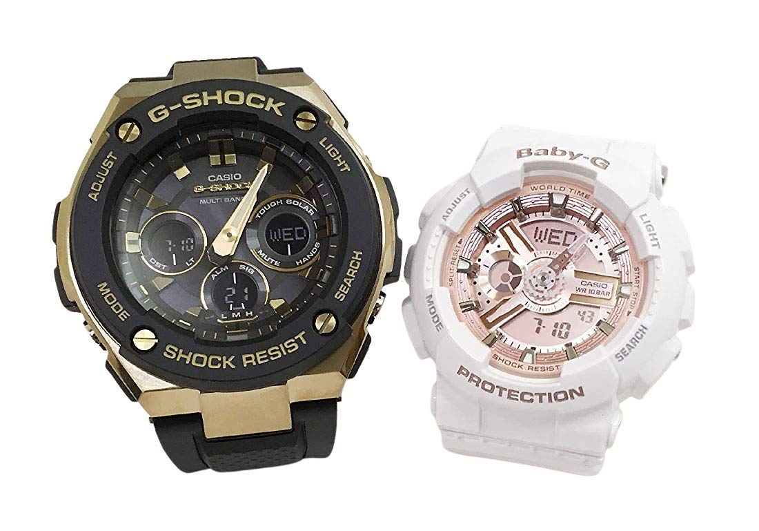 

Casio CASIO watch pair watch pair watch Casio 2 piece set baby g Christmas present gift Xmas popular free wrapping Christmas card G-SHOCK BABY-G