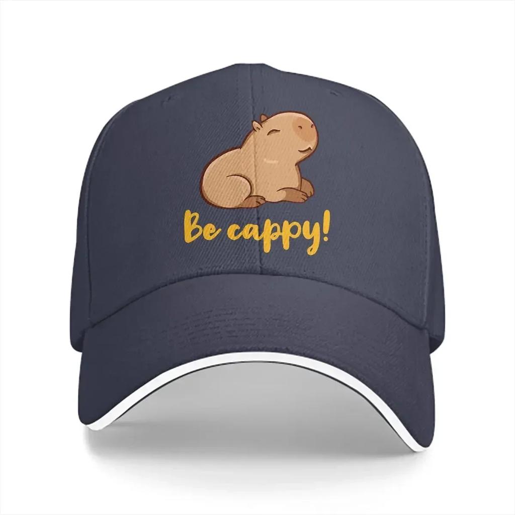 Be Cappy Baseball Caps Peaked Cap Capybara Animal Sun Shade Hats for Men Women