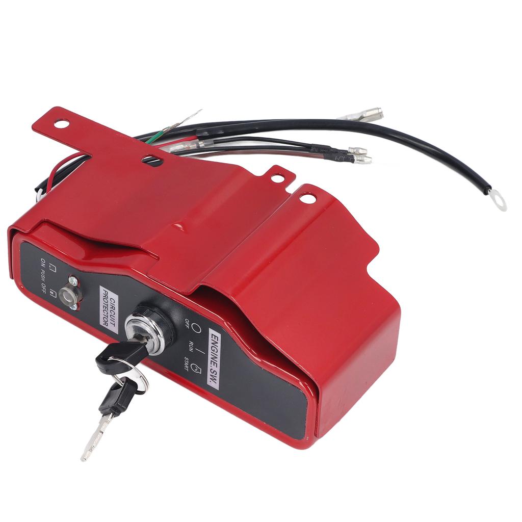 Ignition Key Switch Box Ignition Starter Switch Kit with 2 Keys for GX340 GX390 11hp 13hp Gas