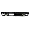 M63K-1Pair Fog Lights Angel Eyes Lamp Front Bumper Grille Grill Cover With Wire Kit For Jetta Bora MK4 1999-2004