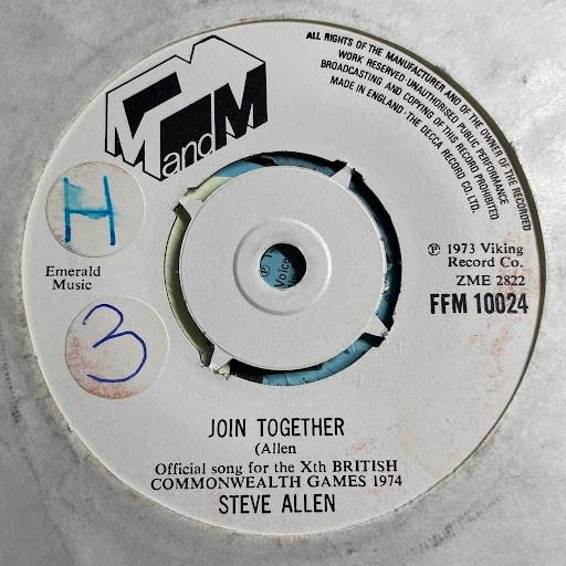 

7inch Record STEVE ALLEN Join Together FFM10024 M And M 1973 UK Pop Used