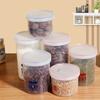 Food Storage Box Round Sealed Plastic Milk Powder Storage Tank With Scale