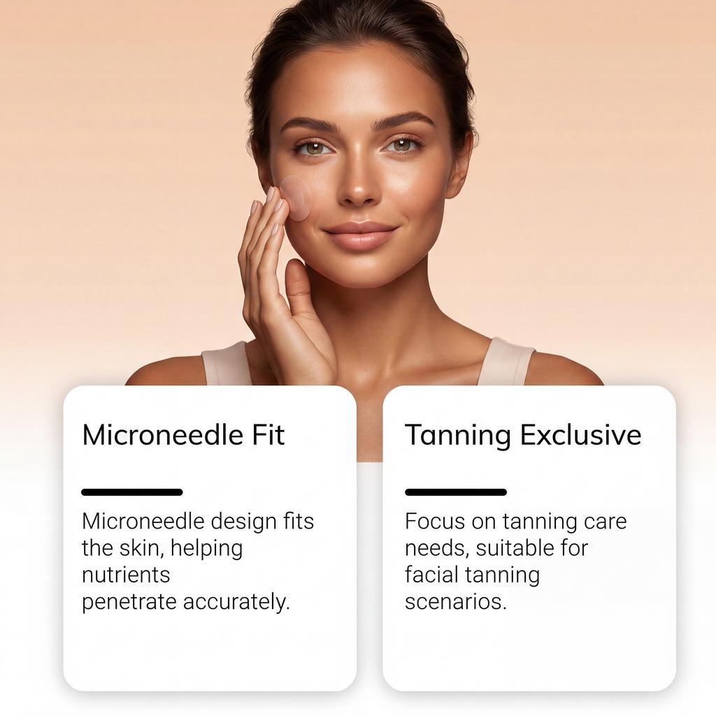 Patchs Soin Accélérateur de Bronzage Été Extérieur Sans Soleil Bronzage Peau Formule Douce Patch pour Peau de Tout le Corps 7 Pièces