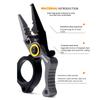 Fishing Activities Aluminum Alloy Fishing Split Ring Pliers Fishing Multitool Shear Protable Lightweight Rust-Proof Hook Remover
