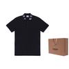Burberry Men Ryland Collar Logo Polo Black 80675361