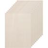 DMiotech 12 Pack 7 X 5 X 1/8 Inches 3mm Thick Wood Sheets Basswood Sheets Unfinished Plywood Squares Plywood for DIY Craft Laser Wood Burning Drawing