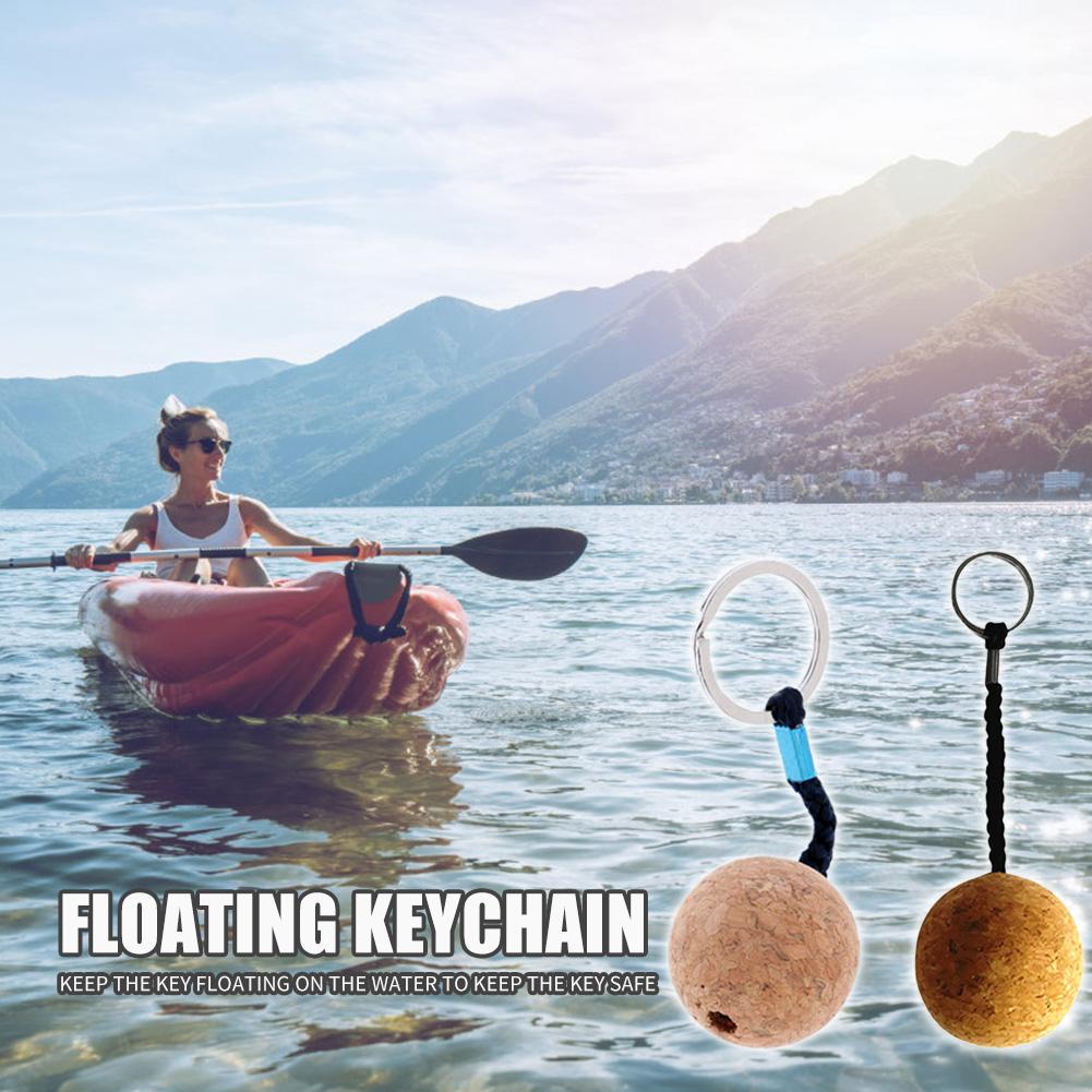 2Pcs Floating Cork Ball Keyring 35mm Ultralight Kayak Canoe Buoyant Replacement Accessories 2Pcs Floating Cork Ball Keyring 35mm Ultralight Kayak Canoe Buoyant Replacement Accessories