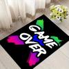 1pc Game over Print, Design Area Rug - Soft, Anti-Slip, and Durable Gaming Room Decor for Bedroom, Living Room